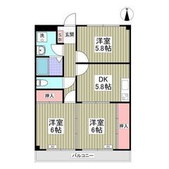 💖初期費用0円対応可能💖つくばエクスプレス「六町」駅徒歩28分🌟3ＤＫ🎵管理番号「140849」  - 八潮市
