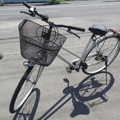 自転車 27インチ！ シルバー 引取り限定 札幌市南区 ★管理番号：２★
