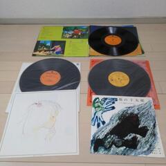 LPレコード 3枚セット (フランダースの犬、窓ぎわのトットちゃん、たつのこたろう)の画像