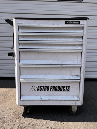 【お話中】アストロプロダクツ AP ロールキャビネット 6段 ホワイト ツールボックス