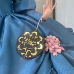 無料！ガラスケース☆フランス人形☆リボン☆青いドレス✨早く取りに来られる方を優先させてもらいます【こちらは店舗です。浜村鹿野温泉ICから3分 買取本舗 宮本リサイクル 営業時間９～１９時 定休日水曜日】の画像