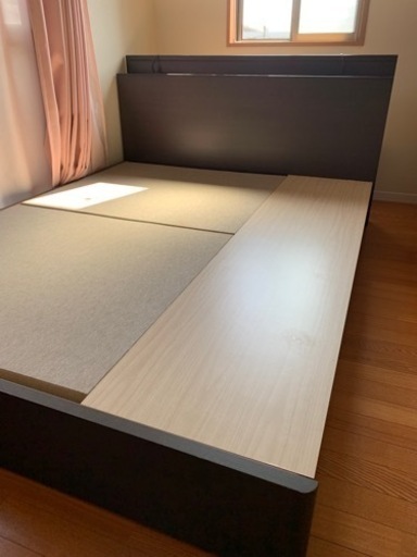 ワイドダブルベッドフレーム　中古品　東京ベッド製