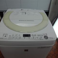 ID018907　全自動洗濯機７．０Ｋ（２０１６年シャープ製） ID018907 全自動洗濯機7．0K（2016年シャープ製）