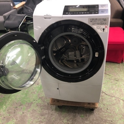 安心6ヵ月保証　HITACHI ドラム式洗濯乾燥機　BD-S8800L 2016年製