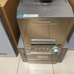 パナソニック　コンポ　CD.MD.カセットの画像