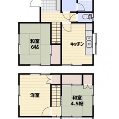 【駐車場2台付】富里市、芝山町 3DK戸建 - 富里市