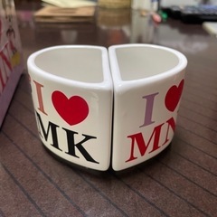ミッキー&ミニー ハートペアマグカップの画像