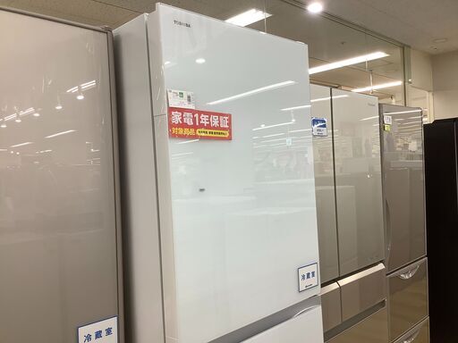 1年保証付き　TOSHIBA　ガラスドア5ドア冷蔵庫【トレファク岸和田店】