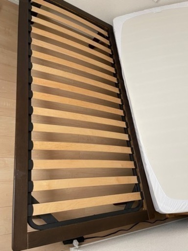 無印　木製ベッド　美品無印マットレス付き　シングル