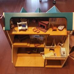 シルバニアファミリーの家と小物類（ジャンク扱い）