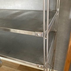 【受渡し者決まりました】無印良品　ステンレスシェルフの画像