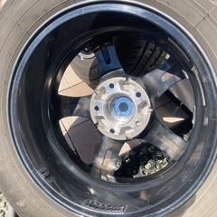 15インチ タイヤ&アルミホイール 4本セット 195/65R15 PCD114.3 5穴6J +45の画像