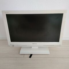地デジ液晶テレビ19型　東芝REGZA　19B3（ホワイト）と、...