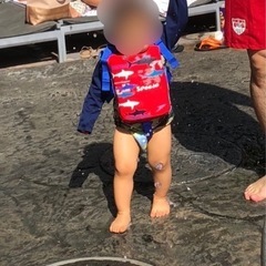 (お話中)子ども　ライフジャケット　SPEEDの画像