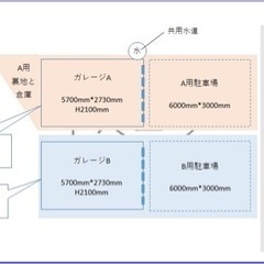【現在満車】名古屋市緑区桶狭間　貸し倉庫、ガレージ・バイクなど　電気水道有り − 愛知県
