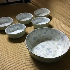 未使用　林斎　サラダボール　6点セット