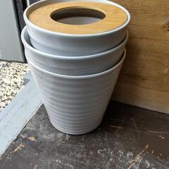 植木鉢4つ差し上げます！の画像