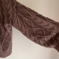 ニットパーカー早めの取引希望の画像