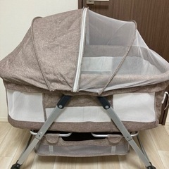 ベビーベッド　移動式　ゆりかご　添い寝ベッド
