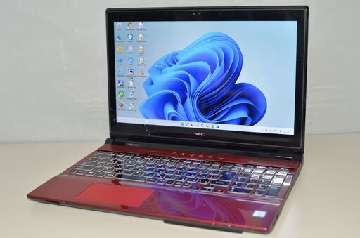 訳アリ中古ノートパソコン Windows11+office 爆速SSD256GB NEC PC-GN338CBD8 第六世代i7/メモリ8GB/15.6インチ/無線/WEBカメラ/DVDマルチ