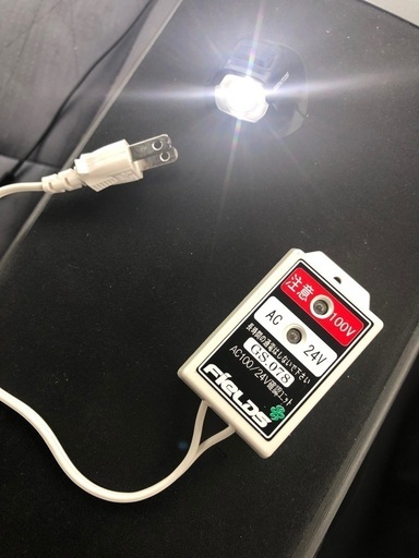 電圧確認ユニット　100V 24V ミニLEDライト