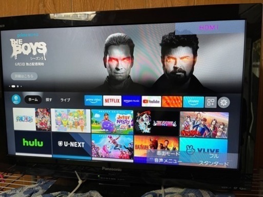 Panasonic BRAVIA 24型 2011年式 テレビ リモコンのみ