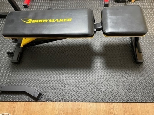 トレーニングベンチ、インクライン