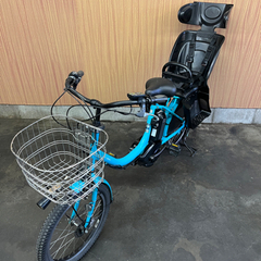 格安‼️ 子供乗せ 電動自転車 YAMAHA バビー  20インチ ブルー 自宅引き取り割引き有り❗️ 