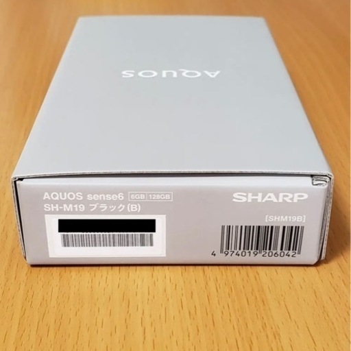 【全国配送OK】★新品★ AQUOS sense6 SHARP シャープ(SH-M19) 6GB/128GB｜iPhoneからAndr