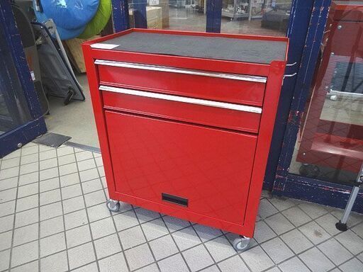 札幌 引き取り DCM ツールワゴン ツールキャビネット キャスター付き 赤