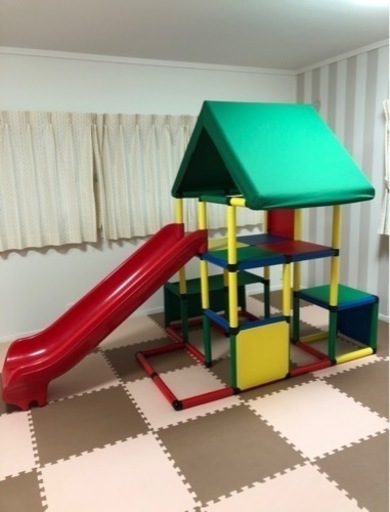 【値下げ】ボーネルンド クアドロ ユニバーサル&滑り台 ジャングルジム