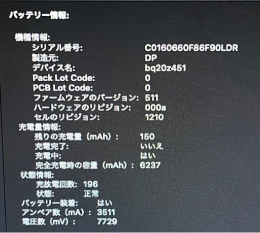 MacBook Air 13inch  2015 