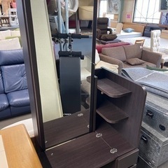 実売49900円　ニトリ　姿見ドレッサー　鏡台の画像