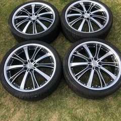 ANHELO KLEITOS アネーロ クレイトス 19インチ　タイヤホイールセット 美品 100 5H 19×7.5J +48 225/35R19 