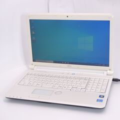 中古良品 新品爆速SSD 15.6型 ノートパソコン 富士通 AH56/C 第2世代Core i5 8GB Blu-ray 無線 WiFi カメラ Windows10 Office