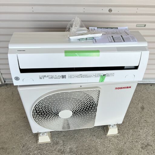 保証書付 美品 2021年 TOSHIBA 東芝 ルームエアコン おもに6畳用 2021年製 RAS-G221PBK