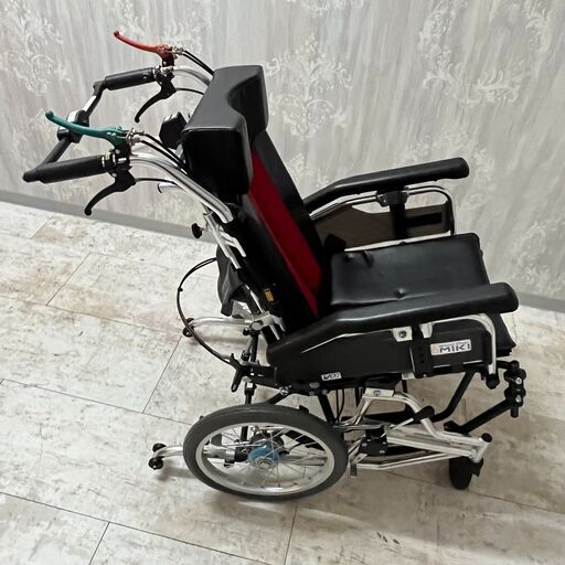 ミキ TRC-2 介助型 車いす ティルト リクライニング 中古 車椅子 MIKI