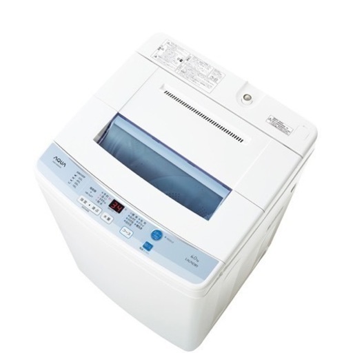 AQUA 洗濯機 AQW-S60D(W)