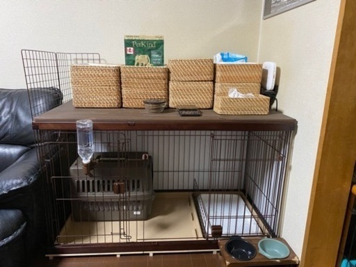 ペティオ　ドッグルームサークル　専用屋根あり　トイレ未使用