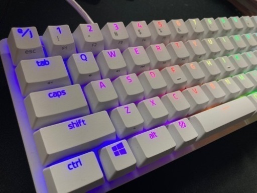 Razer Huntsman Mini White 日本語配列 JP 紫軸