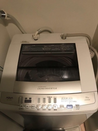 洗濯機 AQUA AQW-V700D(W) 2015年製