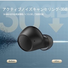 新品未開封！ワイヤレスノイズキャンセリングイヤホン Bluetooth 5.2 の画像