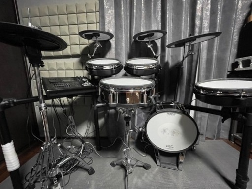 Roland V-Drums TD-30 電子ドラムセット+スローン+防音マット+バス用新品メッシュヘッド+その他アクセサリ類