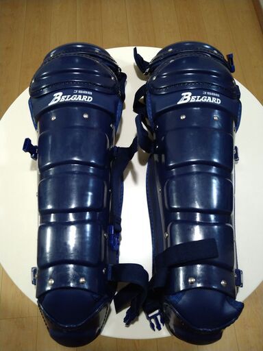 キャッチャーレガース 一般軟式野球用 未使用品 ベルガード