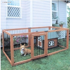 大型サークル　犬の画像