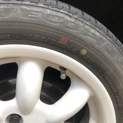 新車外し　ダイハツキャンバス　ホイールとキャップの画像
