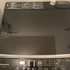 洗濯機　2017年製の画像