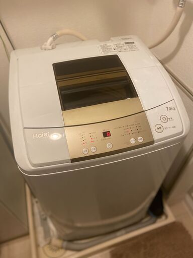 【先着様】確定　　半額にしました【美品】ハイアール洗濯機 7kg