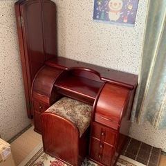 鏡台　三面鏡付き　お譲りします‼️ 無料の画像