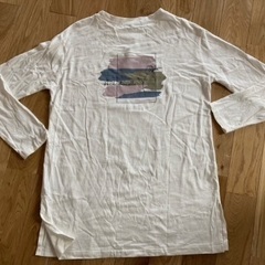 pink adobe(ワールド)前無地　長Tシャツ　Mサイズ